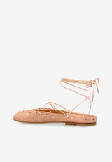 Ghillies Lace-Up Ballet Flats