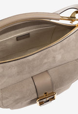 Medium Suede Camera Bag