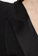 جاكيت غير متماثل بأكتاف بارزة