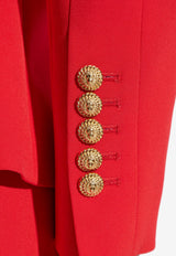 بليزر مفتوح من الأمام بأكتاف بارزة