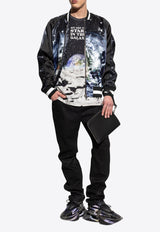 Balmain Coated Straight-Leg Jeans EH0MI083 DF72-0EJ