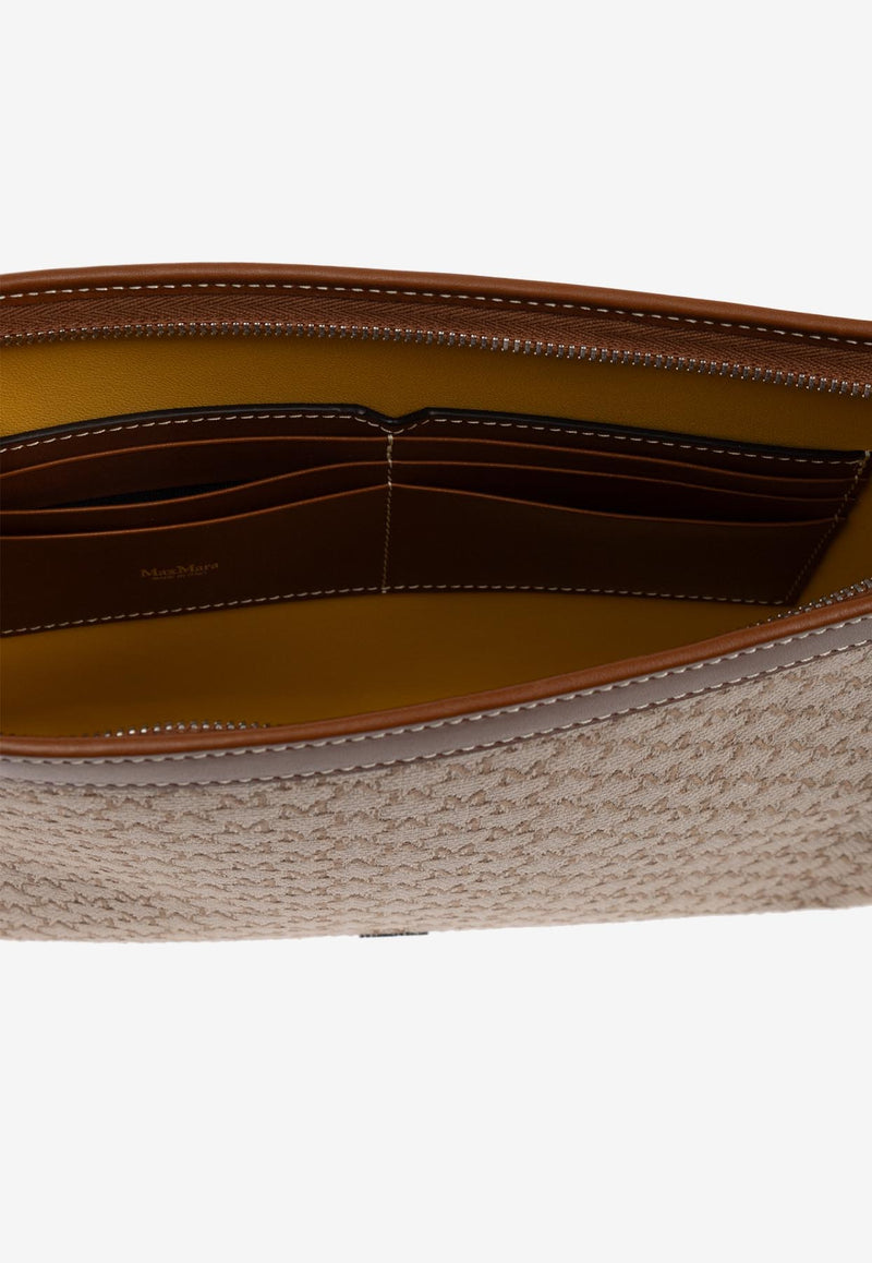 Max Mara Medium Jacquard Pouch Bag MMTROUSSEM 2514711012-001