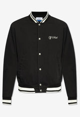 Script Souvenir Varsity Bomber Jacket