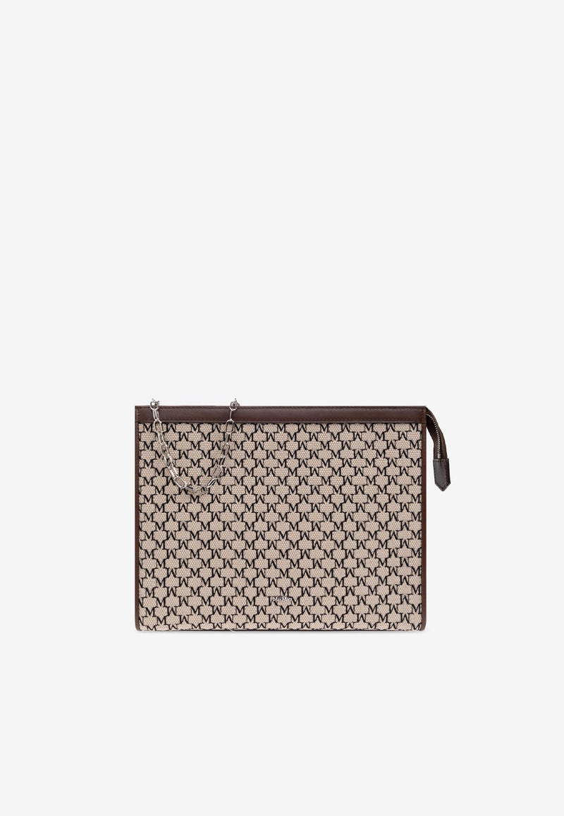 Max Mara Medium Jacquard Monogram Pouch Bag MMTROUSSEM 2514711012-003