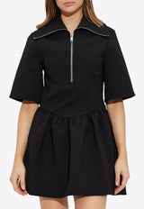 Half-Zip Mini Dress