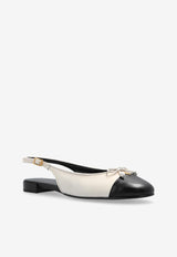 فلات من الجلد بمقدمة مُغايرة وحزام خلفي