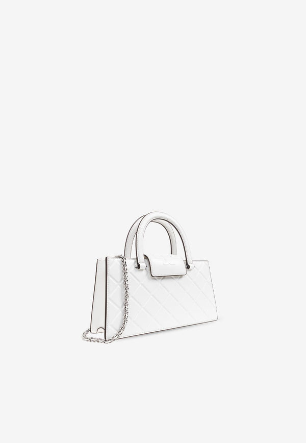 Tory Burch Fleming East-West Leather Tote Bag 164763 0-100