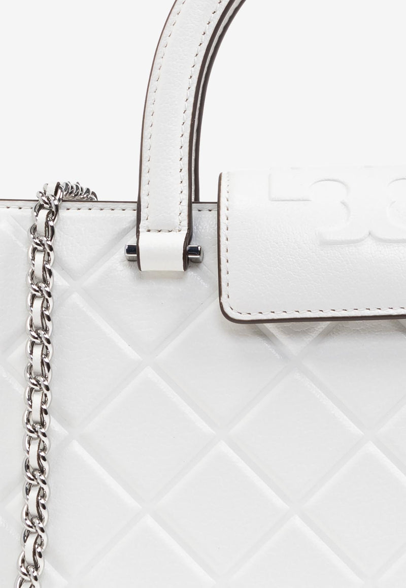 Tory Burch Fleming East-West Leather Tote Bag 164763 0-100