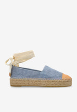 اسبادريل إينس من الدنيم بحزام لف حول الكاحل