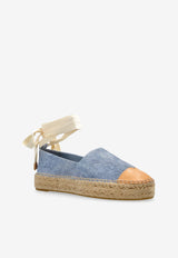 اسبادريل إينس من الدنيم بحزام لف حول الكاحل