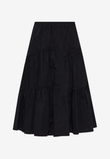 Flared Midi Skirt