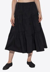 Flared Midi Skirt