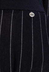 بنطال مُقلّم من الصوف