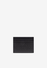 Ferragamo Monogram Leather Cardholder Black 661571 MINI EMBOS 780076-NERO