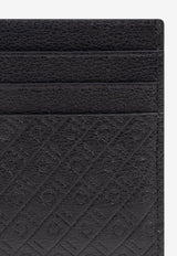 Ferragamo Monogram Leather Cardholder Black 661571 MINI EMBOS 780076-NERO