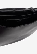 Alexander McQueen T-Bar Satchel Leather Shoulder Bag Black 825139 1MAAD-1000