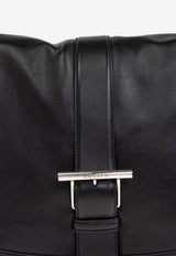 Alexander McQueen T-Bar Satchel Leather Shoulder Bag Black 825139 1MAAD-1000