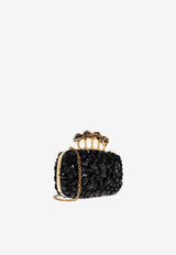 Alexander McQueen Spider Jeweled Knuckle Clutch Black 830152 1BLFO-1000