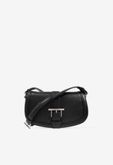T-Bar Satchel Leather Shoulder Bag