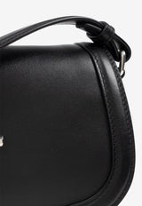 T-Bar Satchel Leather Shoulder Bag