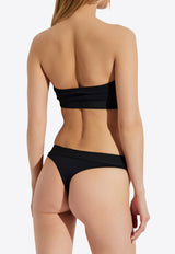 Logo Waistband Cropped Top