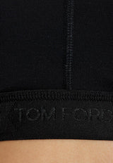 Logo Waistband Cropped Top