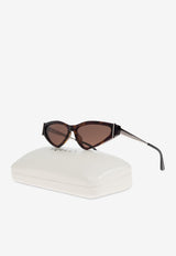 Side T-Bar Geometrical Sunglasses