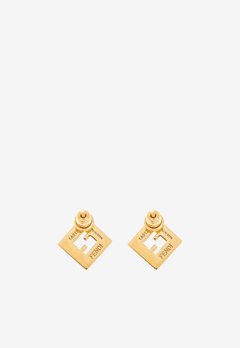 Fendi Forever Embellished Stud Earrings 8AK916 ATEP-F089U