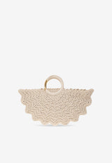 Small Bracelet Paravent Crochet Knit Tote Bag