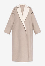 معطف أمور من مزيج الصوف