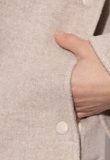 معطف أمور من مزيج الصوف