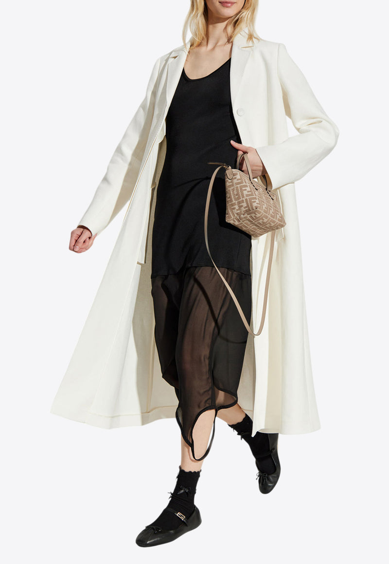 Fendi Silk Crewneck Dress FDD304 AUP4-F0GME