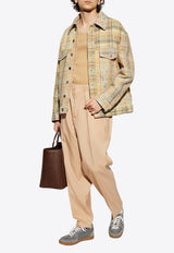 Fendi Distressed Checkered Jacket FW1374 AUA9-F1RWY