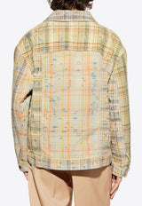 Fendi Distressed Checkered Jacket FW1374 AUA9-F1RWY