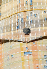 Fendi Distressed Checkered Jacket FW1374 AUA9-F1RWY