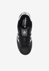 Adidas Originals Superstar II Leather Low-Top Sneakers Black JI0079 F-CBLACK FTWWHT CBLACK