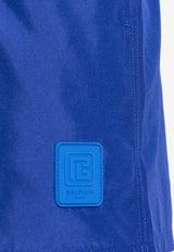 شورت سباحة برقعة شعار الماركة