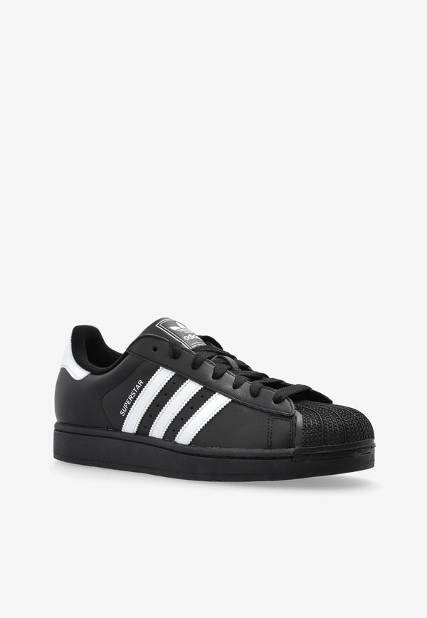 Superstar II Leather Low-Top Sneakers
