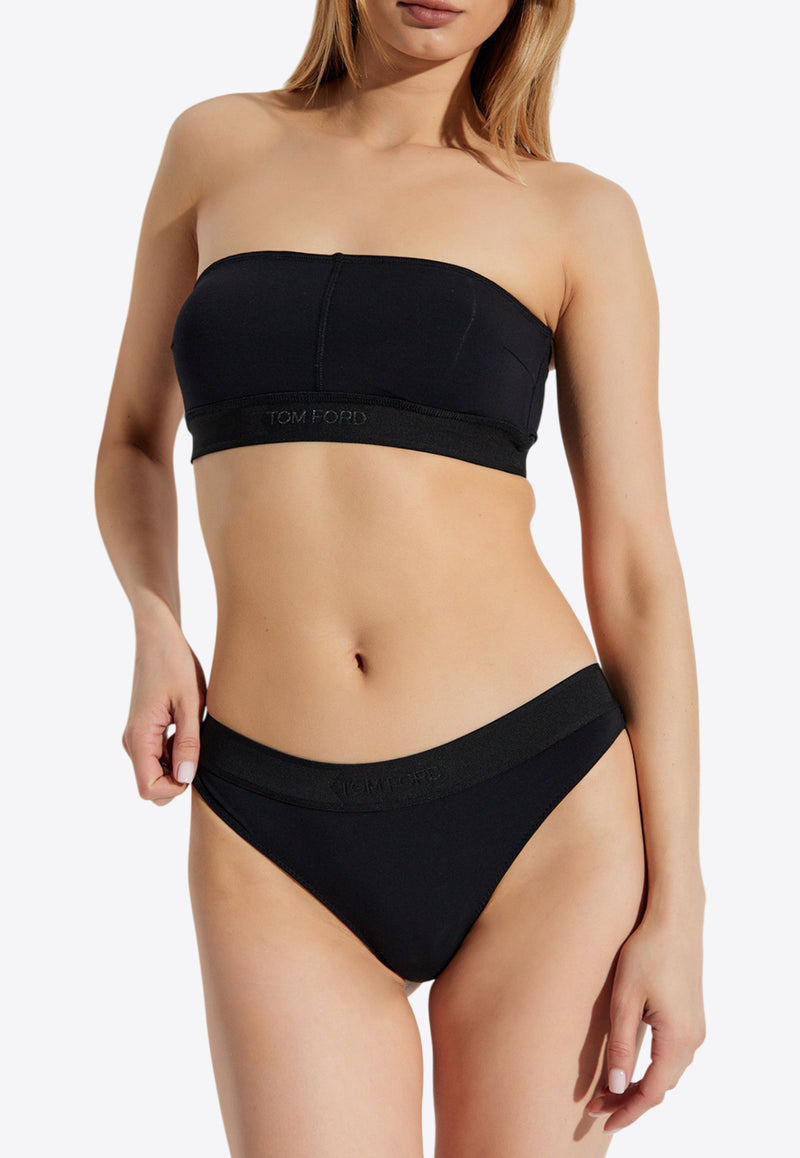 Tom Ford Logo Waistband Thong Panties KNJ009 JEX166-LB999