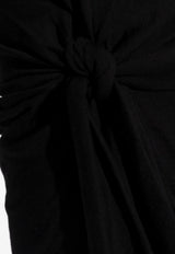 Asymmetric V-neck Dress