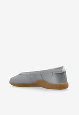 Taekwondo Mei Metallic Leather Ballet Flats