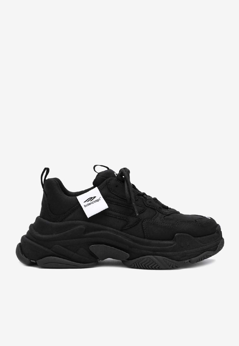 Balenciaga Triple S Sporty Low-Top Sneakers Black 820240WTSJG/R_BALEN-1000
