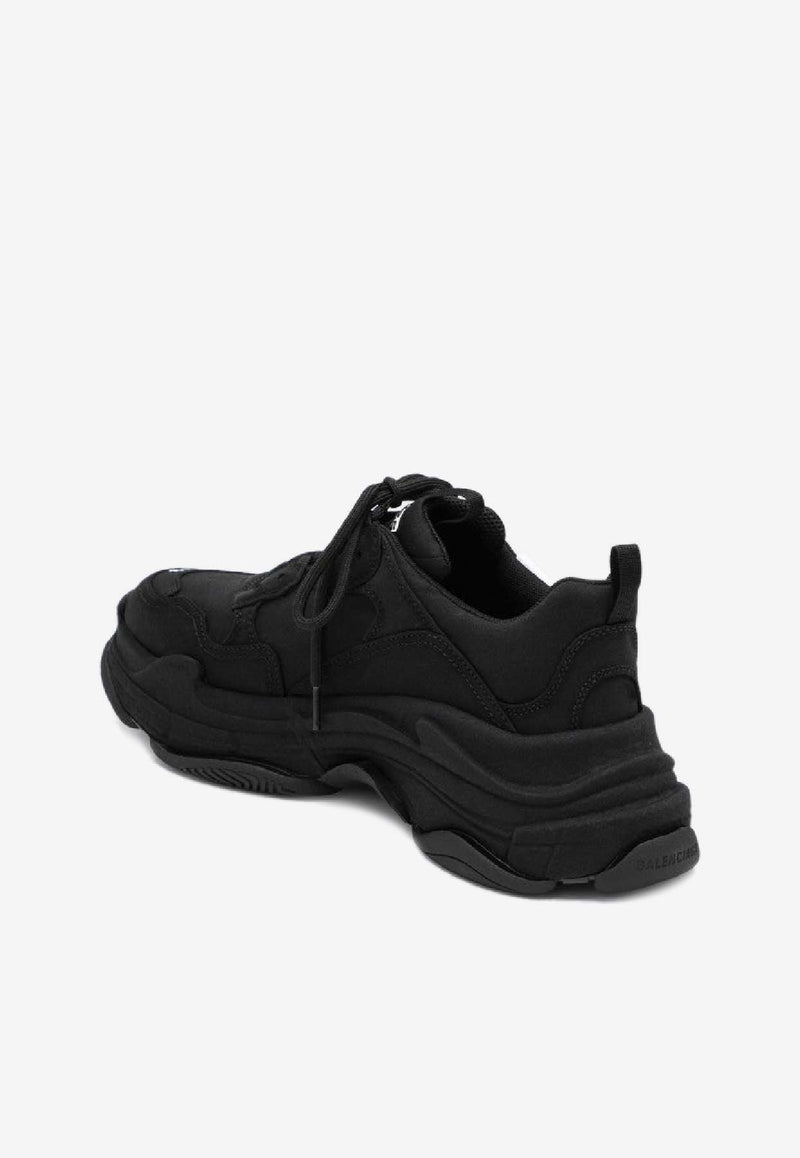 Balenciaga Triple S Sporty Low-Top Sneakers Black 820240WTSJG/R_BALEN-1000