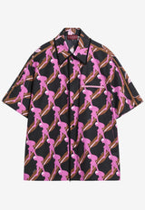 Shirts Printed Oversized Short-Sleeved Shirt Multicolor 821630Z7AMZ/Q_GUC-2047