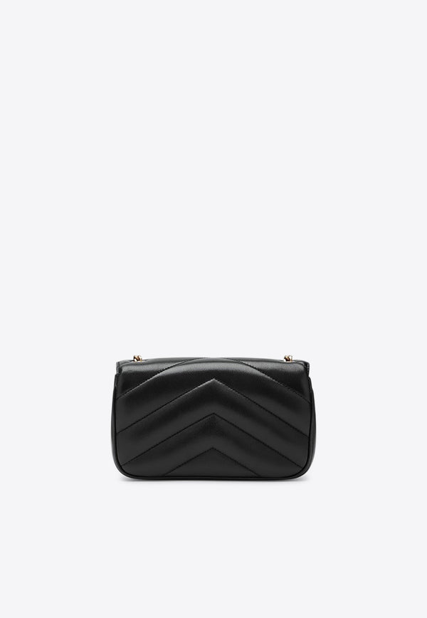 Saint Laurent Mini Loulou Quilted Leather Crossbody Bag Black 821749AAEAX/Q_YSL-1000