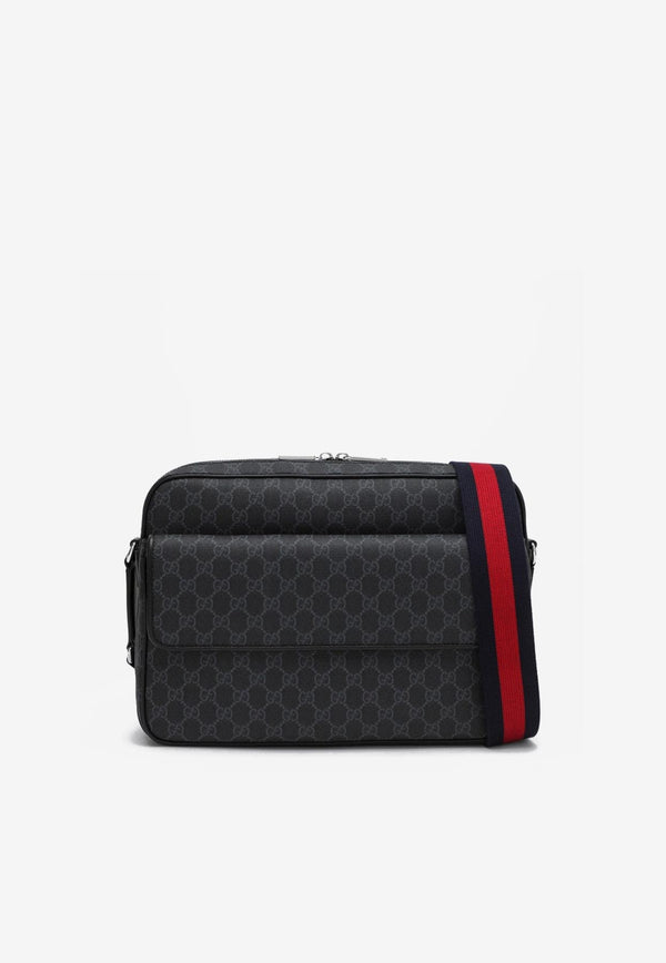 Gucci GG Supreme Messenger Bag Black 822071FADJA/Q_GUC-1042