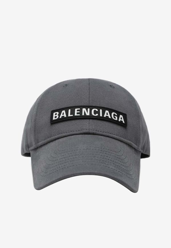Balenciaga Logo Patch Baseball Cap Gray 822220410B2/R_BALEN-1241