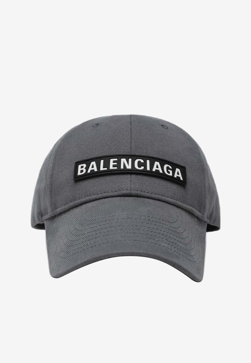 Balenciaga Logo Patch Baseball Cap Gray 822220410B2/R_BALEN-1241