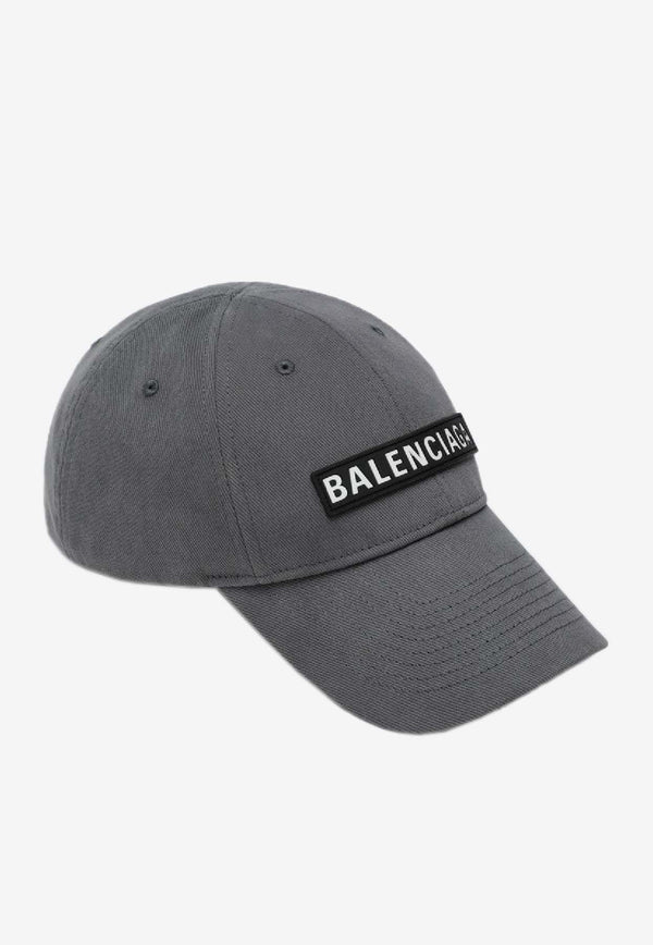 Balenciaga Logo Patch Baseball Cap Gray 822220410B2/R_BALEN-1241