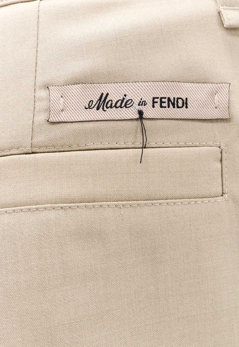 Fendi Logo Label Chino Shorts Beige FB0978AR8T_F1MTE_Beige_29853881